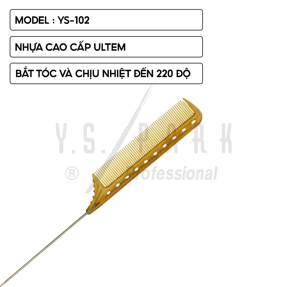 Ảnh Lược chải hóa chất YS PARK YS-102 bắt tóc và chịu nhiệt cao cấp hàng chính hãng - Made in Japan 2