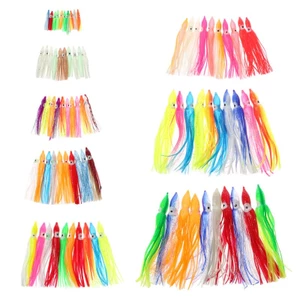 Set 10 Mồi Câu Cá Giả Hình Bạch Tuộc Bằng Nhựa Mềm