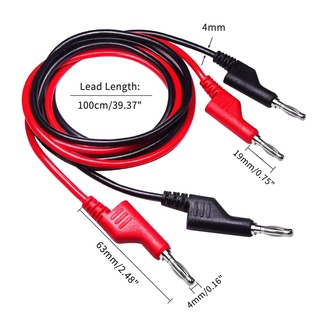Dây Dẫn Đầu Cắm Bắp Chuối Nhiều Màu Sắc 4mm