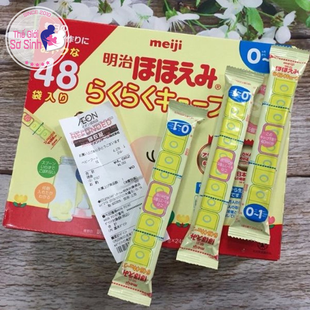 [✨DẠNG THANH TIỆN LỢI] Sữa Meiji Thanh Số 0 1 (Tách Lẻ) Infant Formula Ezcube Nguyên Liệu Từ Thiên Nhiên Nhập Khẩu SSĐT