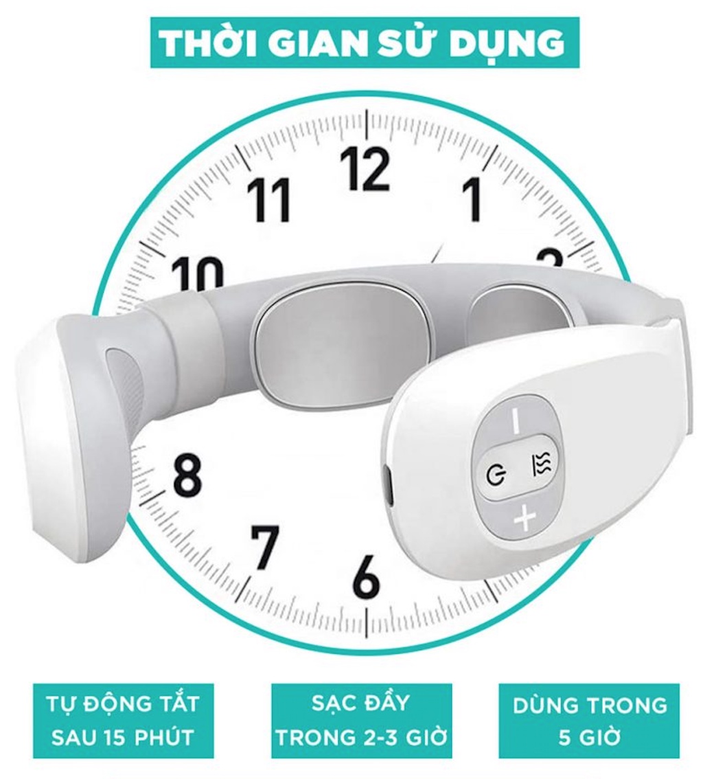 Mô tả Máy Massage Cổ Vai Gáy Chuyên Sâu KINGTECH ST-304 - Giảm Đau Mỏi Hiệu Quả Bằng Xung Điện Kết Hợp Nhiệt Trị Liệu - 8