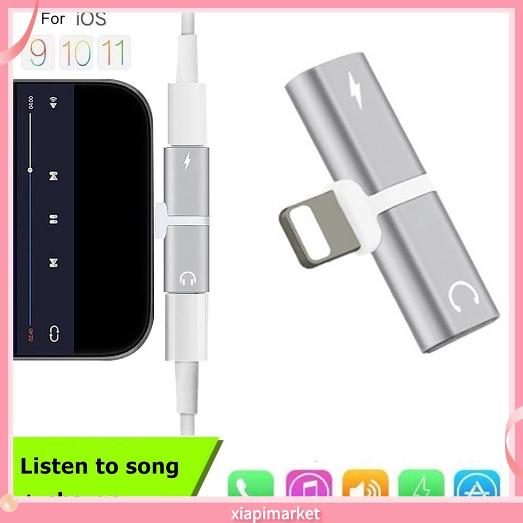 Giắc Cắm Chuyển Đổi 8 Pin Tai Nghe Và Sạc Di Động Cho iPhone