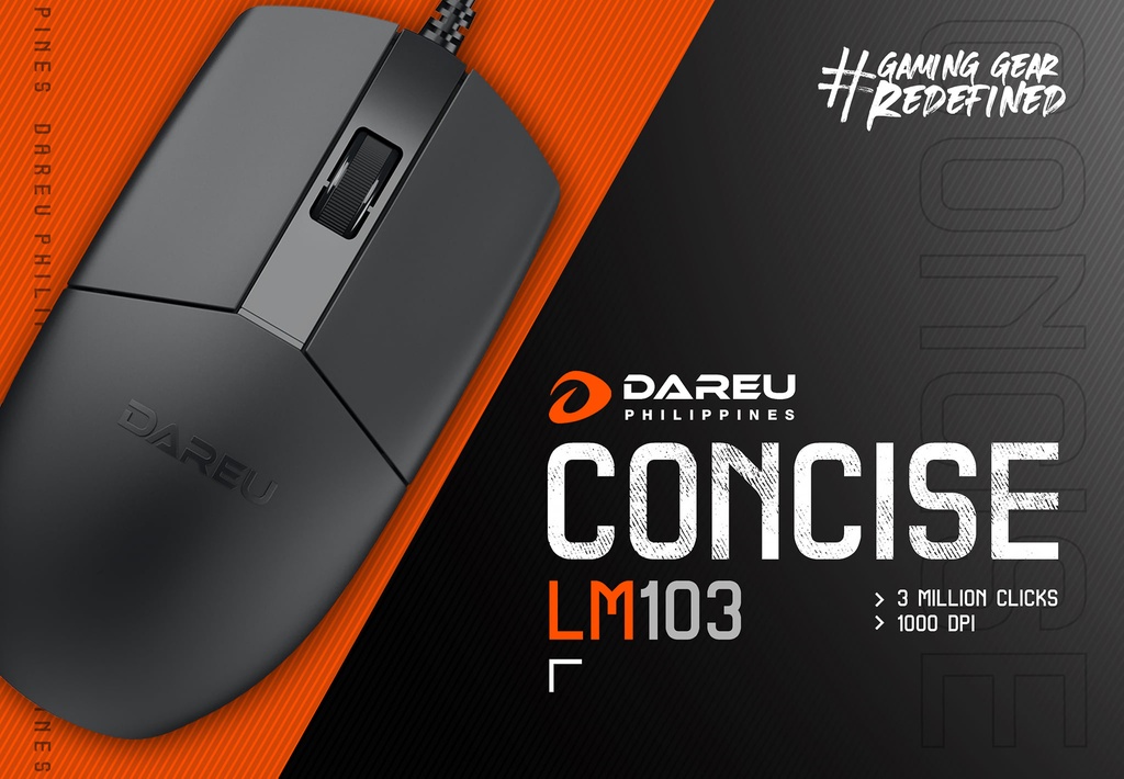 Mô tả Chuột DAREU LM103 có dây (USB) - 1