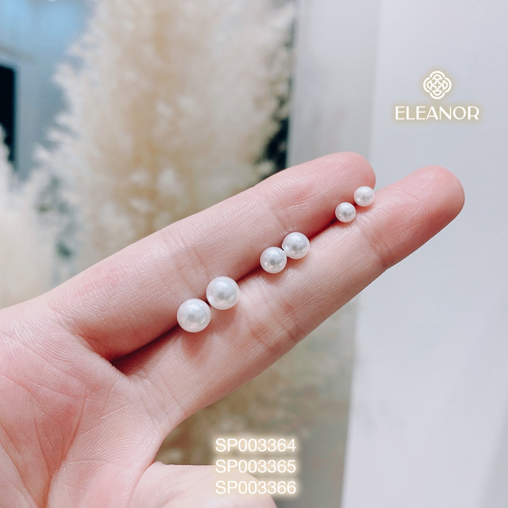 Bông tai chuôi bạc 925 Eleanor Accessories ngọc trai nhân tạo phụ kiện trang sức khuyên tai nữ 3364