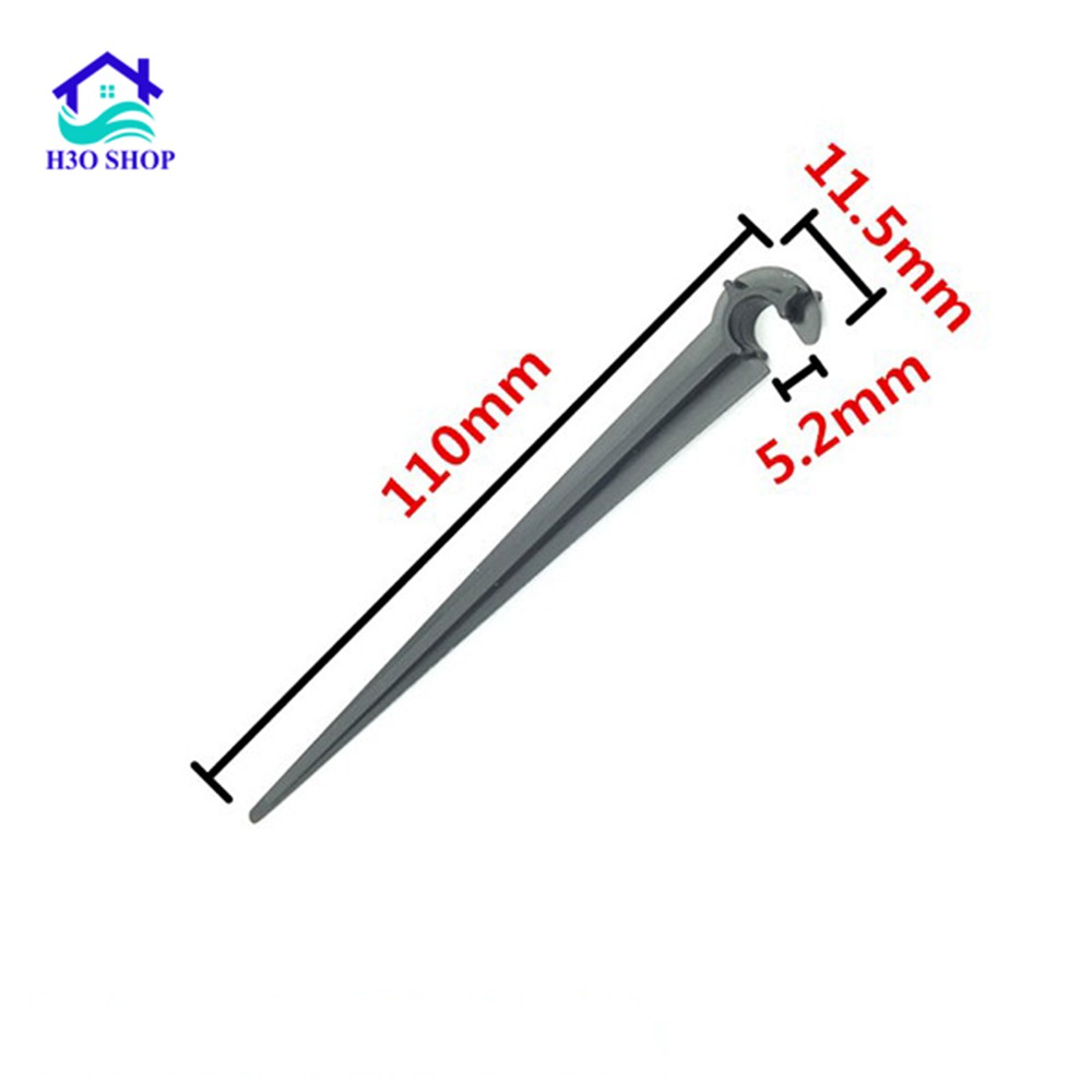 10 [ 10  cái ] Que Đỡ Ống Tưới 6mm Cắm Đầu Béc Nhỏ Giọt - Hệ Thống Tưới, que móc đỡ béc 8 tia