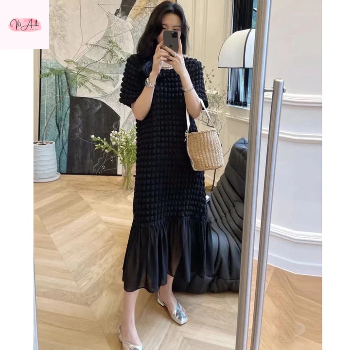 Váy babydoll , đầm bầu , váy maxi cao cấp chất liệu đũi xốp mềm mát thoải mái dáng váy xuông phù hợp mọi hoàn cảnh