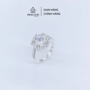 Nhẫn Bạc Nữ Hoa Sen Quốc Hoa - Minh Canh Jewelry