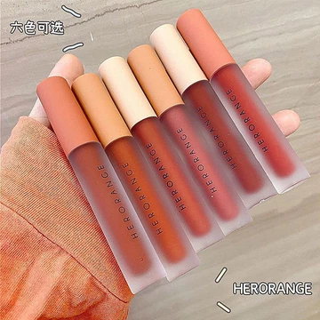 RẺ NHẤT SHOPEE — Set Son Kem 3 Cây HER ORANGE — Set Son Kem Lì Nội Địa Trung