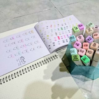 [bán lẻ Touchliit 6 - có sẵn] Bút marker Touch Liit thân trắng marker hai đầu
