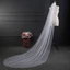 Phụ kiện váy cưới Mya Veil cô dâu cho sợi khỏa thân kéo dài cực dài P