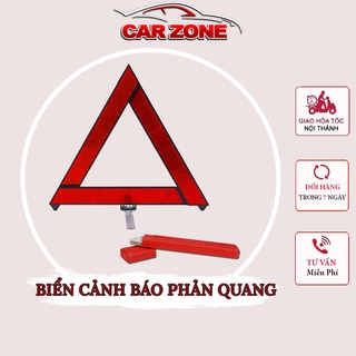 Biển Cảnh Báo Nguy Hiểm Tam Giác Phản Quang Cho Ô Tô - Gấp Gọn Nhanh Chóng