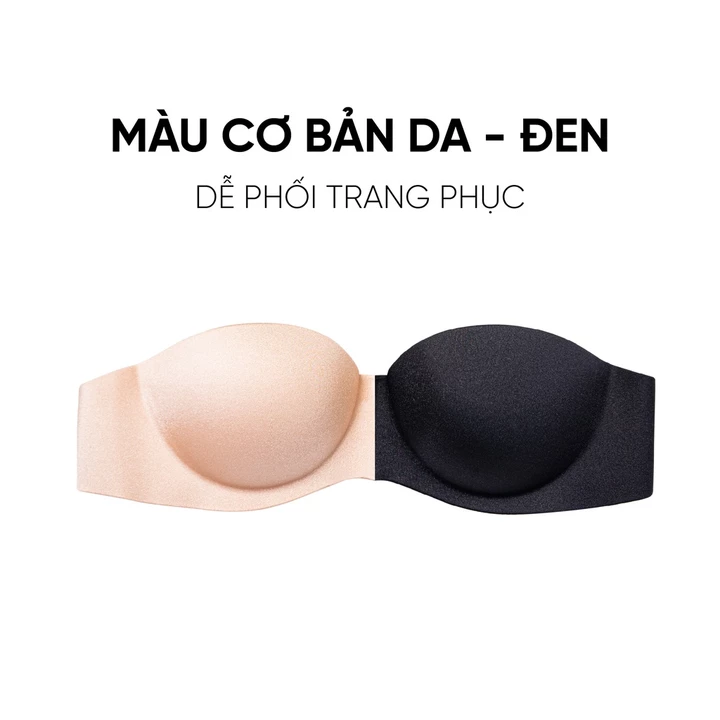 Áo Ngực BECHIPI Không Dây Cúp Ngang Quây Ngang Bralette AL1005 Nội Y Bechipi