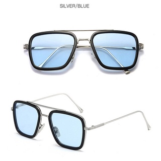 Tony Stark Iron Man Glasses Left to Spider-Man Far From Home Edith Glasses Men Sunglasses