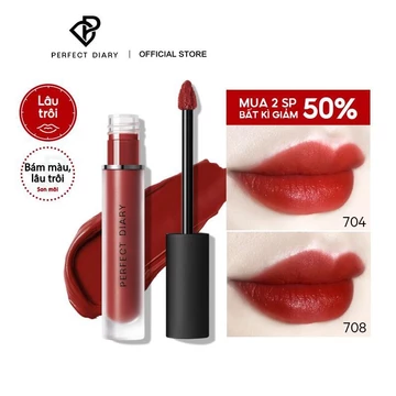 Son kem lì Perfect Diary lâu trôi nhiều màu tuỳ chọn tông số 7 2.5g 💄