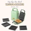 Máy kẹp nướng bánh mì BEAR 600W 2 khuôn nướng bánh mì, bánh waffle, nướng thịt