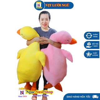 [SIÊU ĐẸP] GỐI ÔM VỊT LƯỜI TRẦM CẢM SIÊU MỊN KHỔNG LỒ[ NHƯ ẢNH]