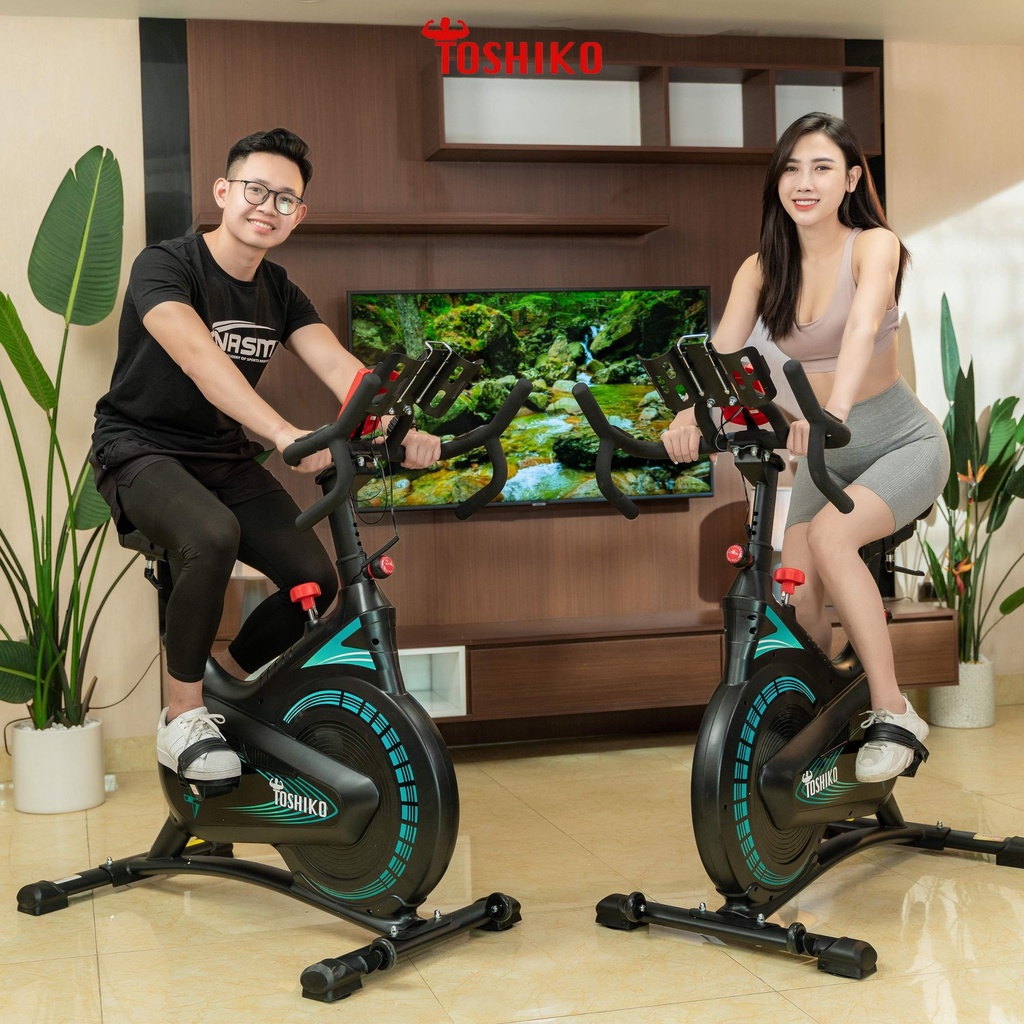 Ảnh Xe đạp thể dục tại nhà TOSHIKO X11 chính hãng giúp tăng cơ giảm mỡ bánh đà kháng từ Bảo hành 3 năm 4
