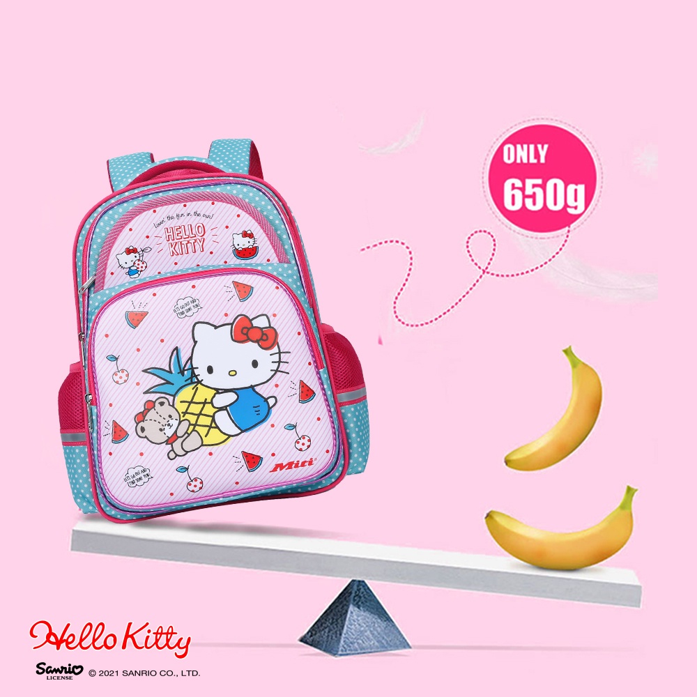 Ảnh Balo Học Sinh Hello Kitty Siêu Nhẹ Dành Cho Bé BL1077WL 2