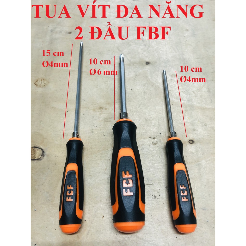 Tua vít đa năng 2 đầu Tô vít dẹt kiêm 4 cạnh FBF | Shopee Việt Nam