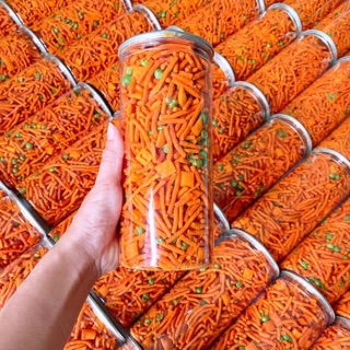 Snack Tăm Que Phô Mai hũ 300gr – Ăn Vặt Ngon Béo, Giòn Rụm