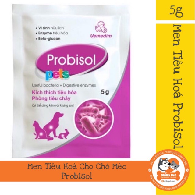 Probisol Men Tiêu Hoá Cho Chó Mèo 5g | Shopee Việt Nam