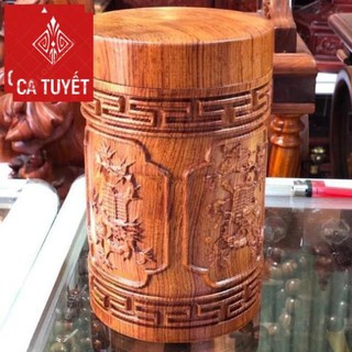 Hộp đựng trà bằng gỗ hương
