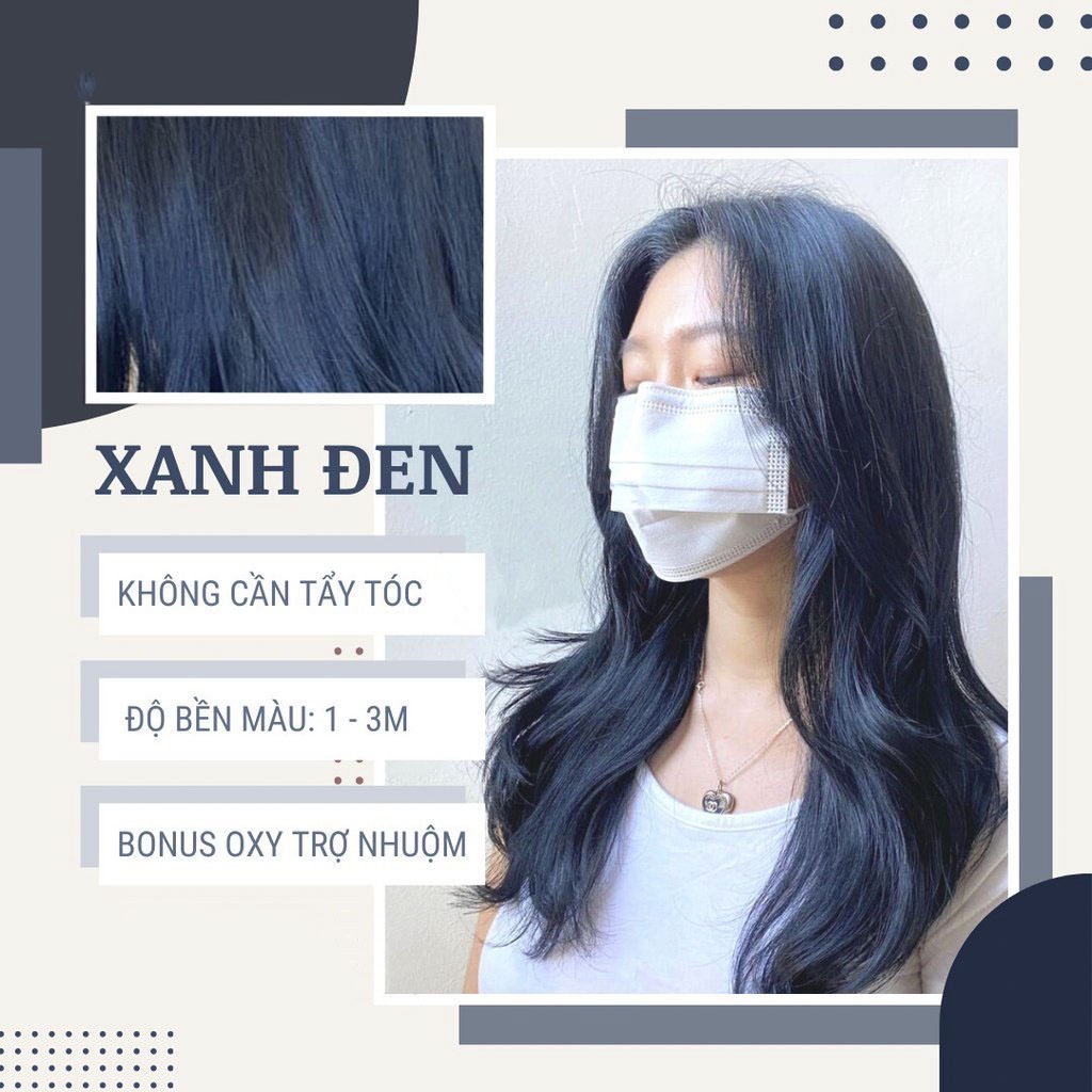 Bạn đang muốn tìm một bộ nhuộm tóc màu xanh đen giá tốt nhưng chất lượng vẫn đảm bảo? Hình ảnh này sẽ khiến bạn tìm thấy giải pháp hoàn hảo cho mình. Ngắm nhìn mùi màu xanh đen sáng bóng và đa dạng của bảng màu nhuộm tóc này.