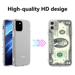 Ốp Điện Thoại Hình Tiền Đô La Cho IPhone 11/12/13Promax Pro 7Plus 8Plus Shell X XR XSMAX 11Pro 12Pro 13Pro QMY