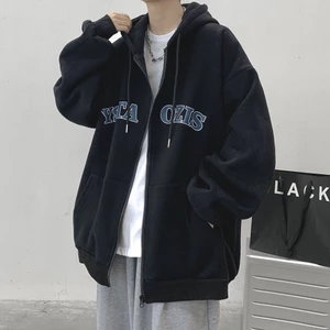 Áo khoác nỉ dây kéo form to y hình siêu hot thời trang Hàn Quốc - Phong Cách Hip Hop HIYU STORE