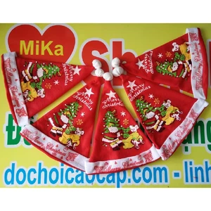 5 Mũ ông già Noel chất nỉ - cỡ lớn