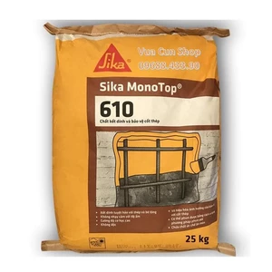 Phụ gia bê tông - Sika Monotop 610 - Phụ gia kết nối bảo vệ bê tông và cốt thép (25kg)