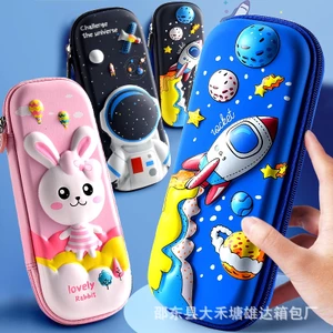 Hộp Bút In Lụa 3D Họa Tiết Dễ Thương Sáng Tạo Cho Bé