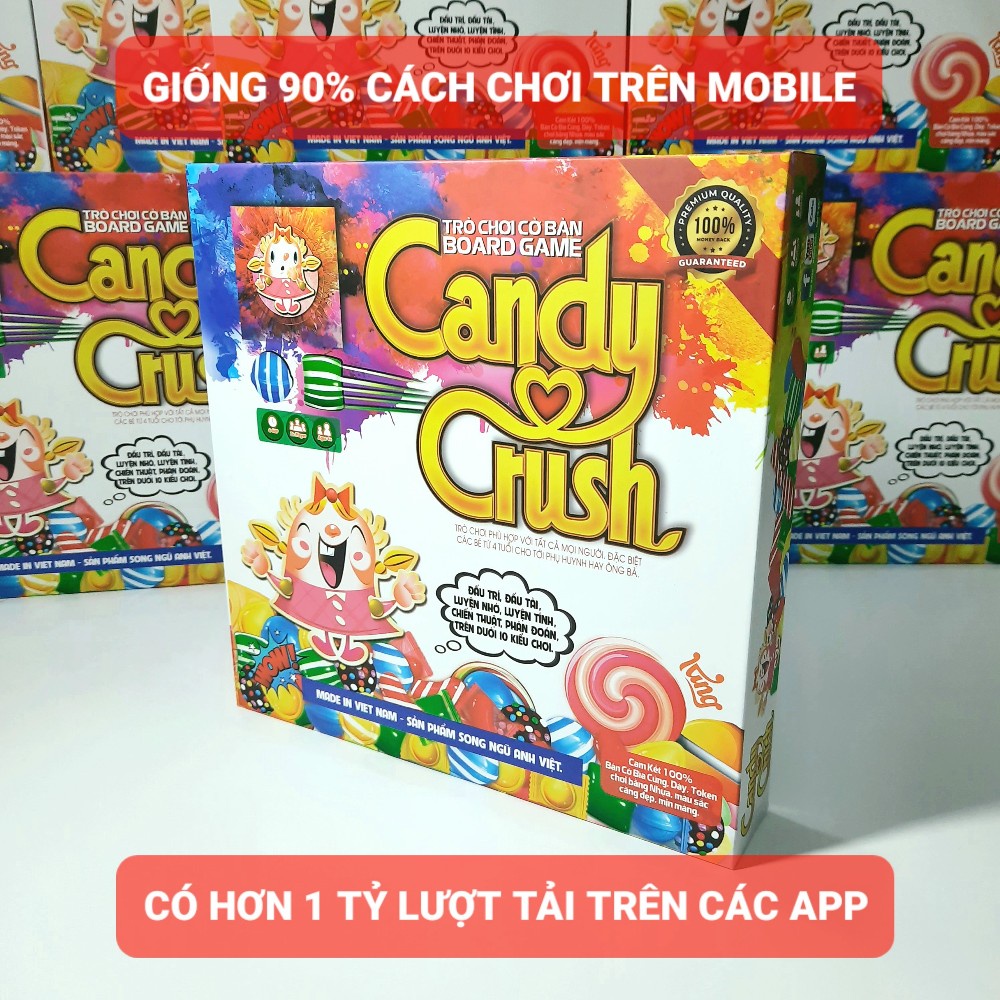 Đồ Chơi Board Game Candy Crush Đồ Chơi Phát Triển Tư Duy Não Bộ Dễ Chơi Vui Nhộn