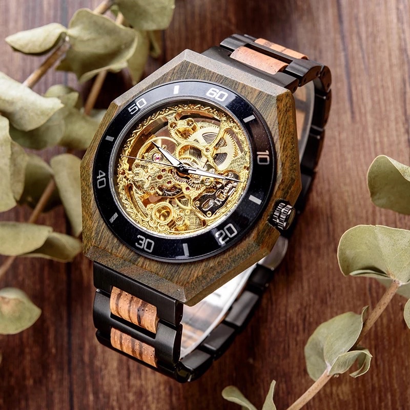Đồng hồ đeo tay nam vỏ gỗ WoodWatch
