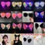 BORAGETE Váy Lạ Mắt Băng Đô Quấn Tóc Cho Trang Phục Đảng Hóa Trang Sang Trọng Lông Thú Cosplay Mũ
