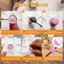 TUYỆT VỜI Sáp Niêm Phong Thảm Khuôn Silicon Handmade Thủ Công DIY Phong Bì Đất Sét Dụng Cụ Trang Trí Nhà Cửa Cho Sáp Con Dấu Tem