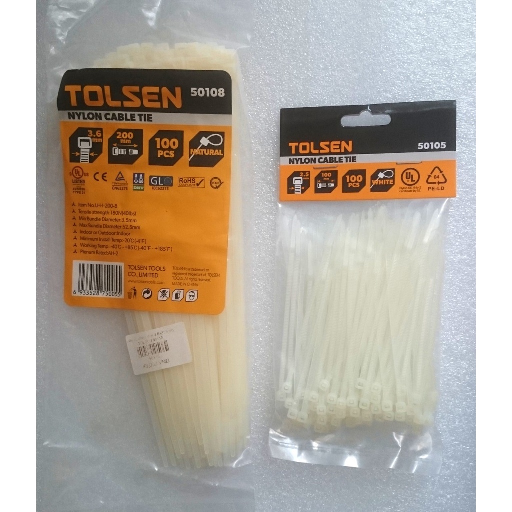 [DIY] Dây Rút TOLSEN 100mm 140mm 200mm | Shopee Việt Nam