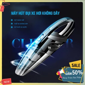 Máy hút bụi cầm tay R.6053 120W lực hút 6000mpa nhỏ gọn pin sạc tiện lợi