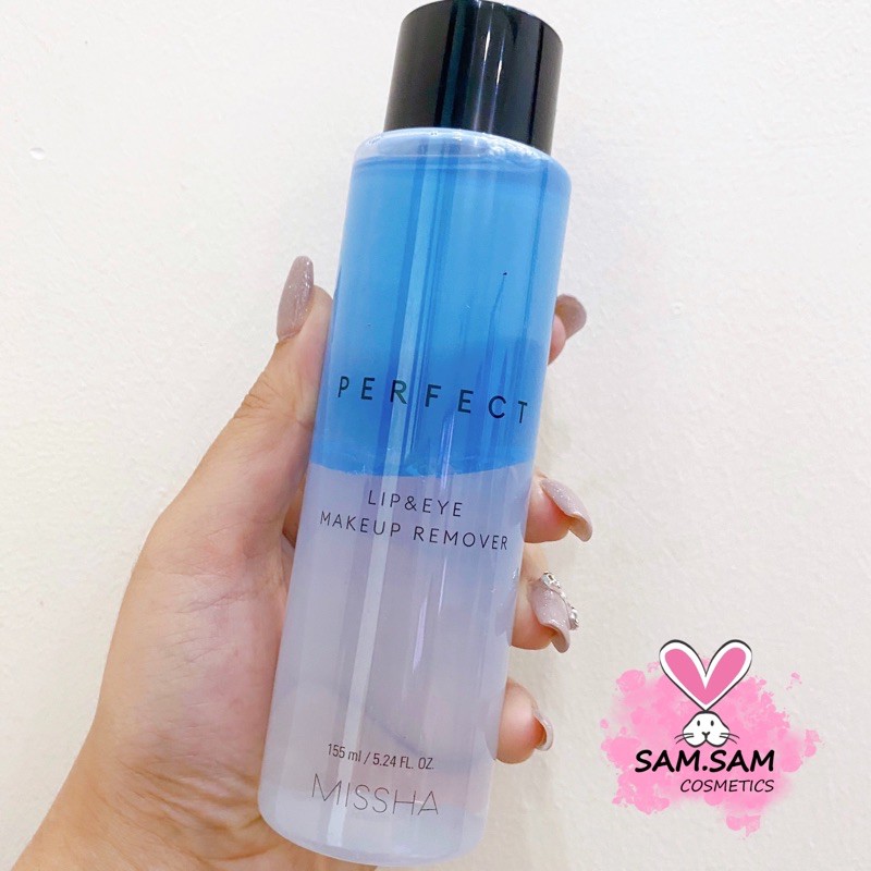 TẨY TRANG MẮT MÔI MISSHA PERFECT LIP & EYE MAKEUP REMOVER 155ml