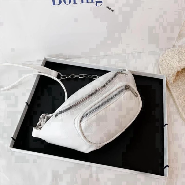 Women's Minimalist PU Leather Belt Bag · QN003 – 6