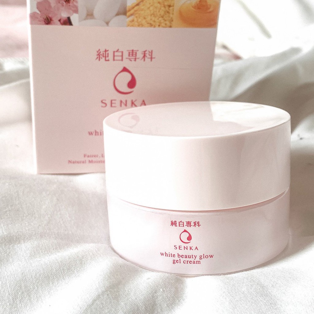 Senka white beauty glow shop gel cream