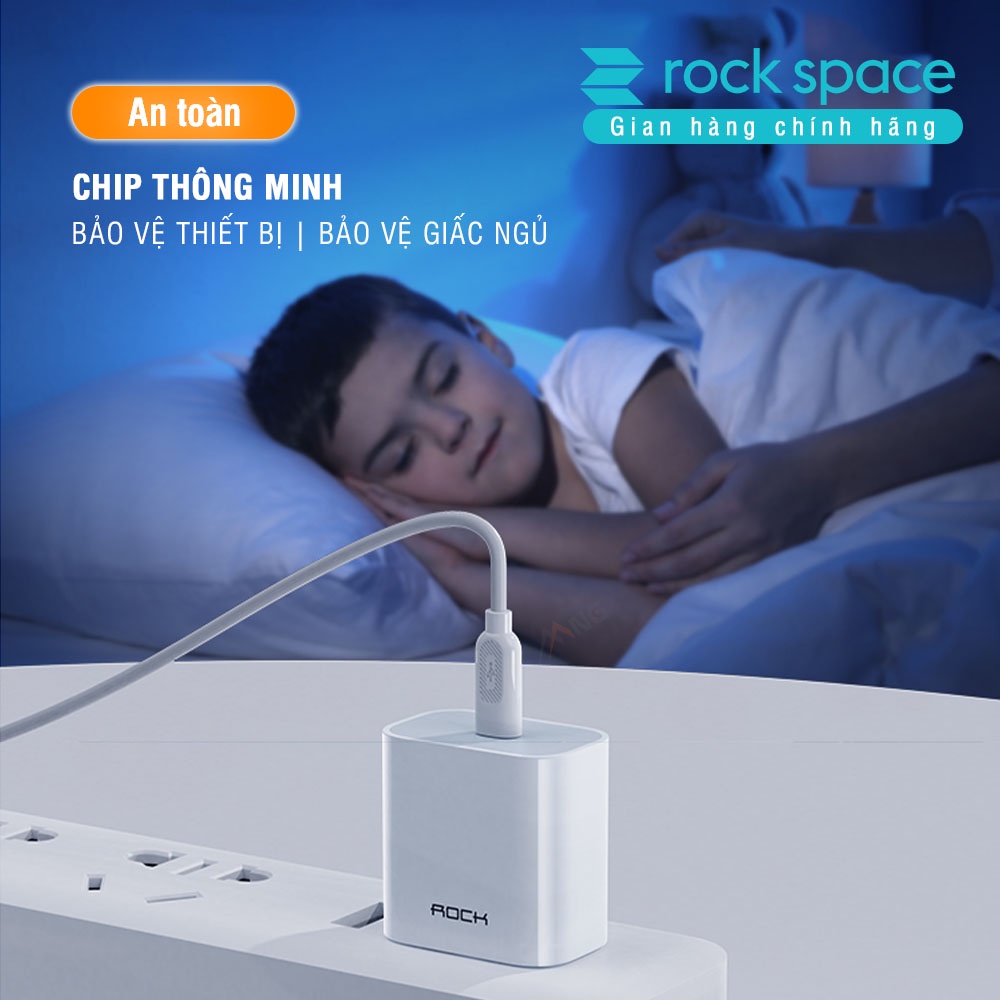 Mô tả Củ sạc nhanh iPhone PD 20W Rockspace T18 Bảo hành 12 tháng lỗi 1 đổi 1 - 5