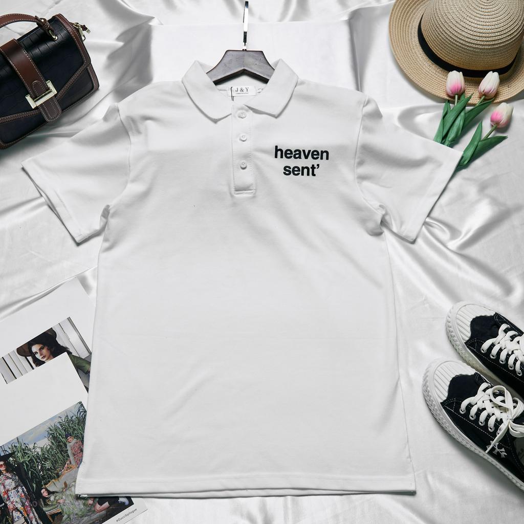Áo polo HEAVEN SENT thanh lịch - Áo cotton cao cấp
