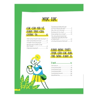 Sách Sổ tay sống xanh cho trẻ em - Những hành động hằng ngày nhằm bảo vệ hành tinh! (Dành cho trẻ từ 7 tuổi)