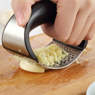 Dụng cụ dập tỏi, ép tỏi, nghiền tỏi inox, dụng cụ nghiền tỏi ớt đa năng bằng thép không gỉ Garlic Press .ngoc