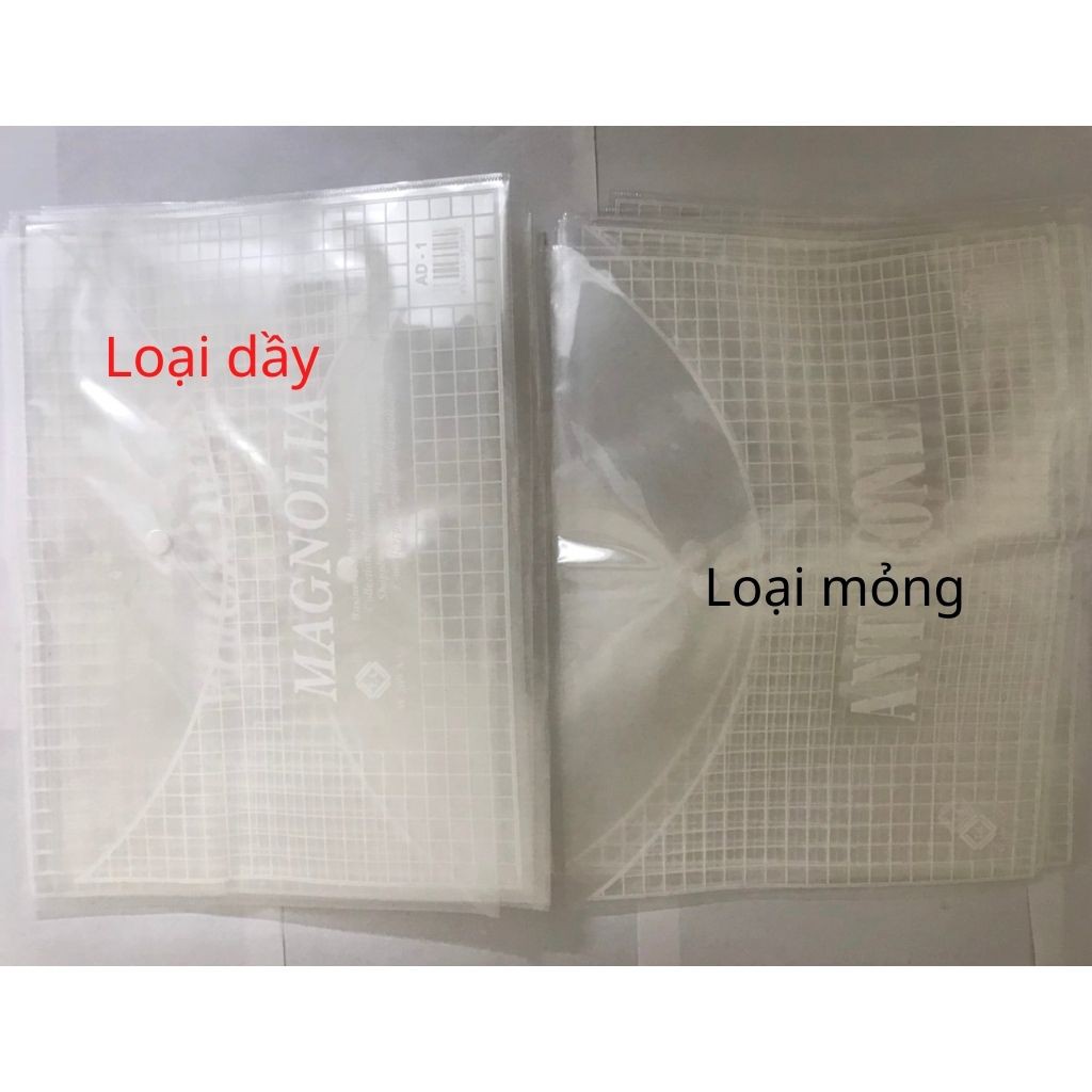20 Túi my clear bag/túi đựng tài liệu A4 loại mỏng, dày, F chất lượng, giá rẻ