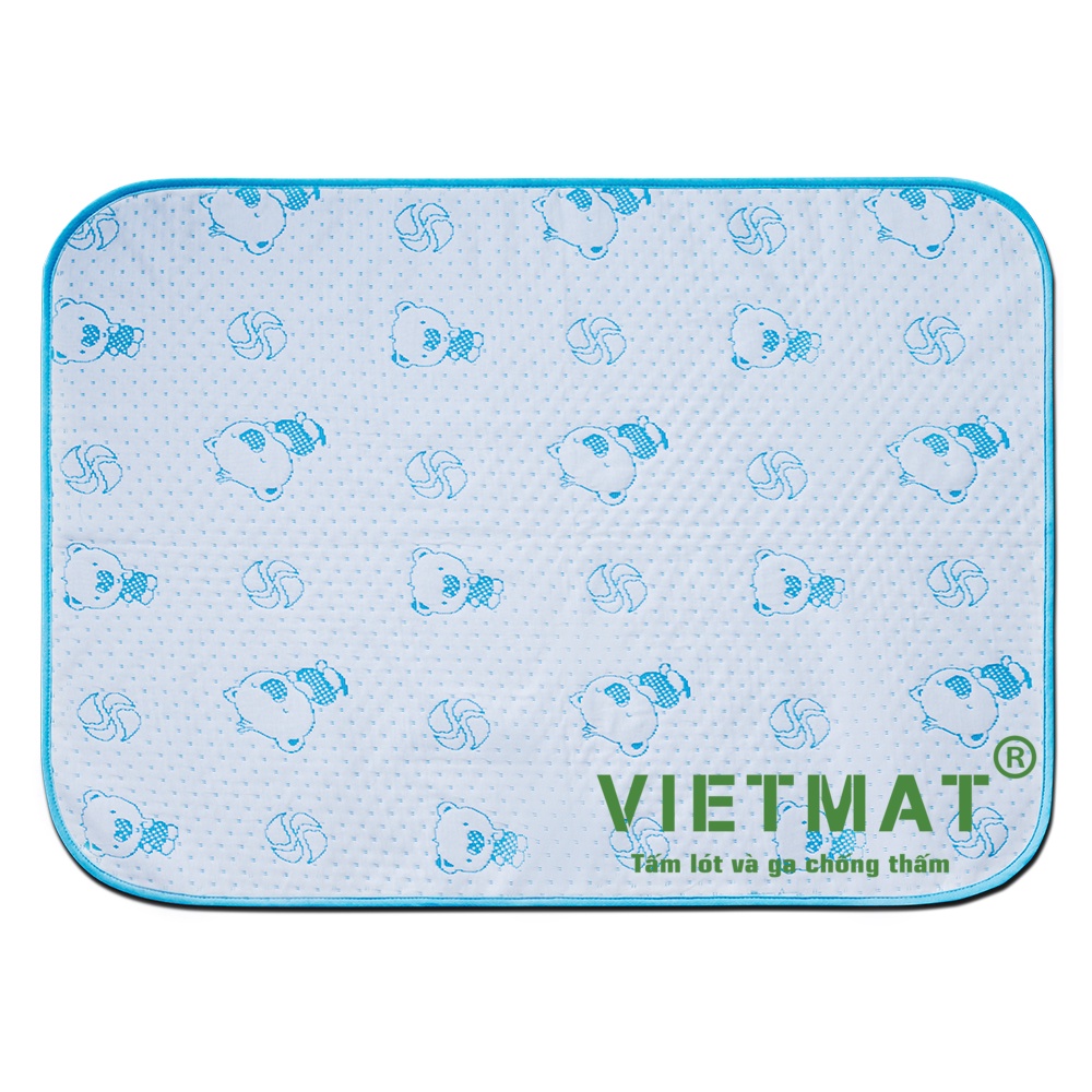 Mô tả Size 40x50cm tấm lót chống thấm cho bé VIETMAT 4 lớp mềm êm, thoáng mát, không sột soạt, giặt máy - 3