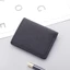 IAPPORTUNIA Nam Ví Ngắn Canvas Dây Kéo Hộp Đựng Thẻ Đơn Giản