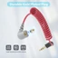 Dây micro WU TRS to TRRS 3 5mm Nam đến Nam 90° Dây chuyển đổi góc phải Cáp Mic Lavalier cho Rode SC7