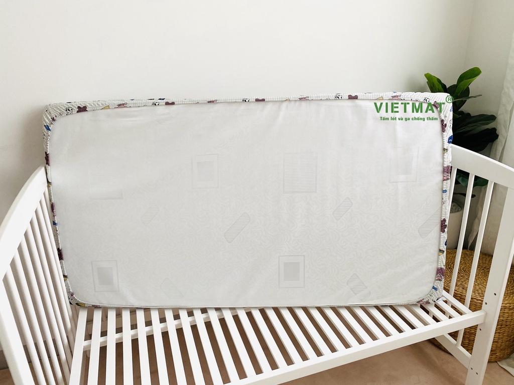 Mô tả Ga chống thấm cho cũi TILO không nóng bí, không sột soạt, lau khô dùng tiếp, giặt máy và máy sấy - 12